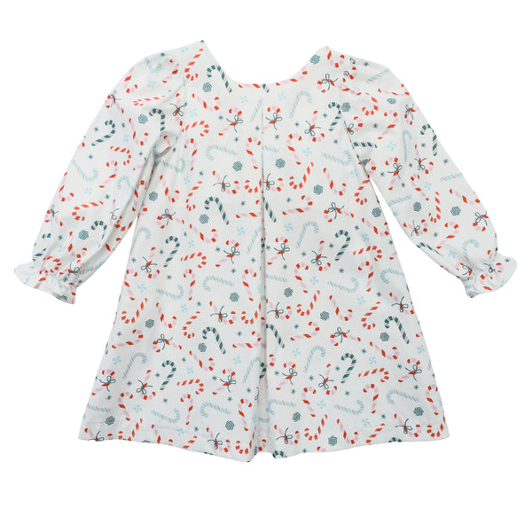 Jacklyn Dress- Mint/Pink Candy Cane