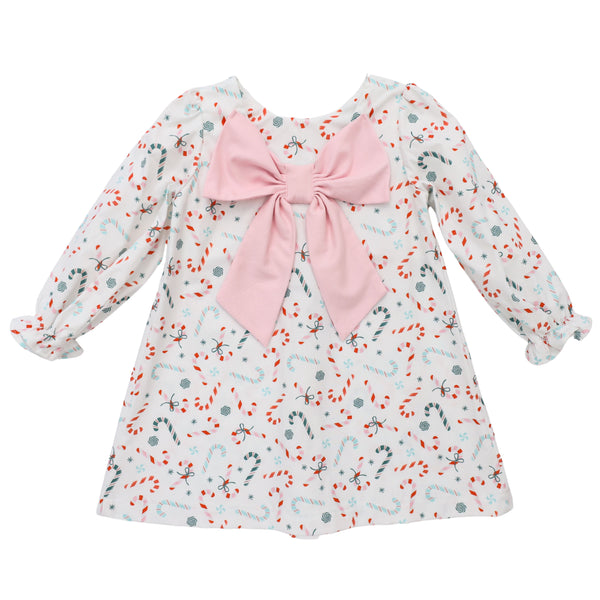 Jacklyn Dress- Mint/Pink Candy Cane
