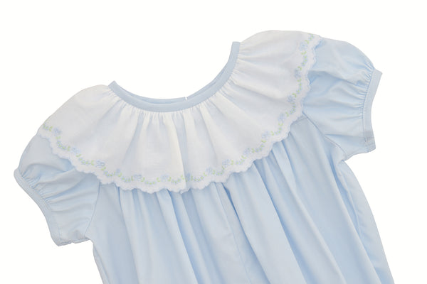 Christy Bubble W/ Round Collar- Blue