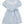 Charlotte Dress W/ Round Collar- Blue
