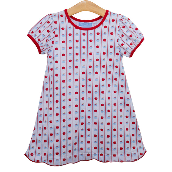 Apple Print Dress