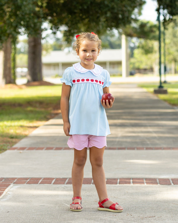 Apple Ribbon Short Set
