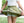 Arden Playground Shorts- Sage Green Stripe