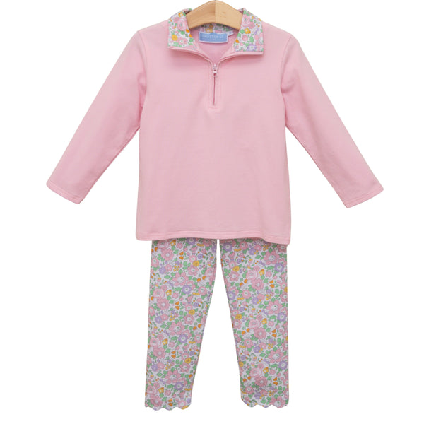 Autumn Blooms 1/4 Zip Pullover Set