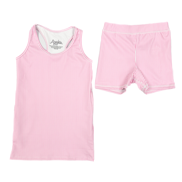 Pink Striped Izzy Tennis Dress