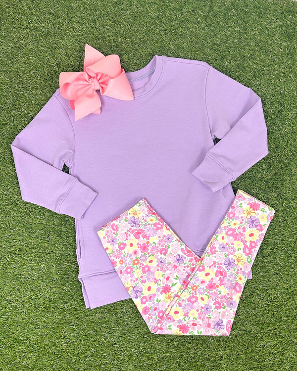 Tunic Pocket French Terry Lavender