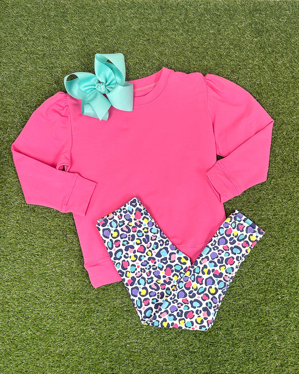 Bright Leopard Legging