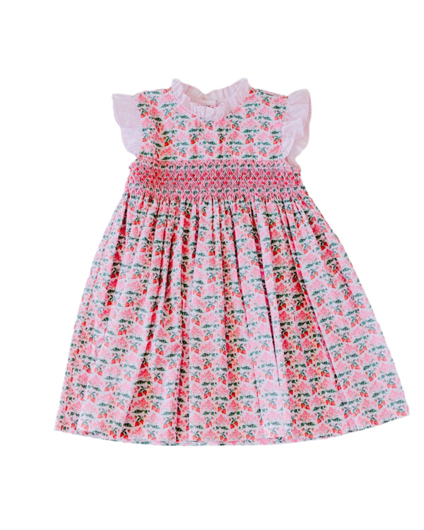 Strawberry Smocked Dress
