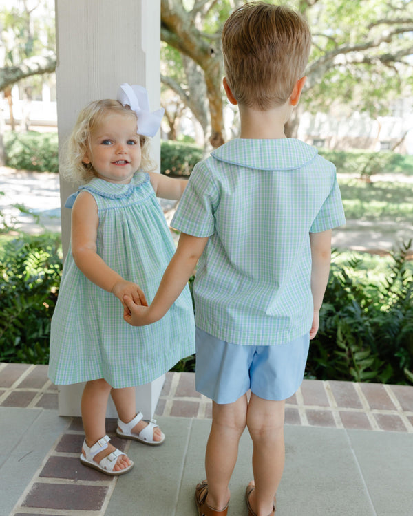 Bridgewater Plaid Dressy Short Set