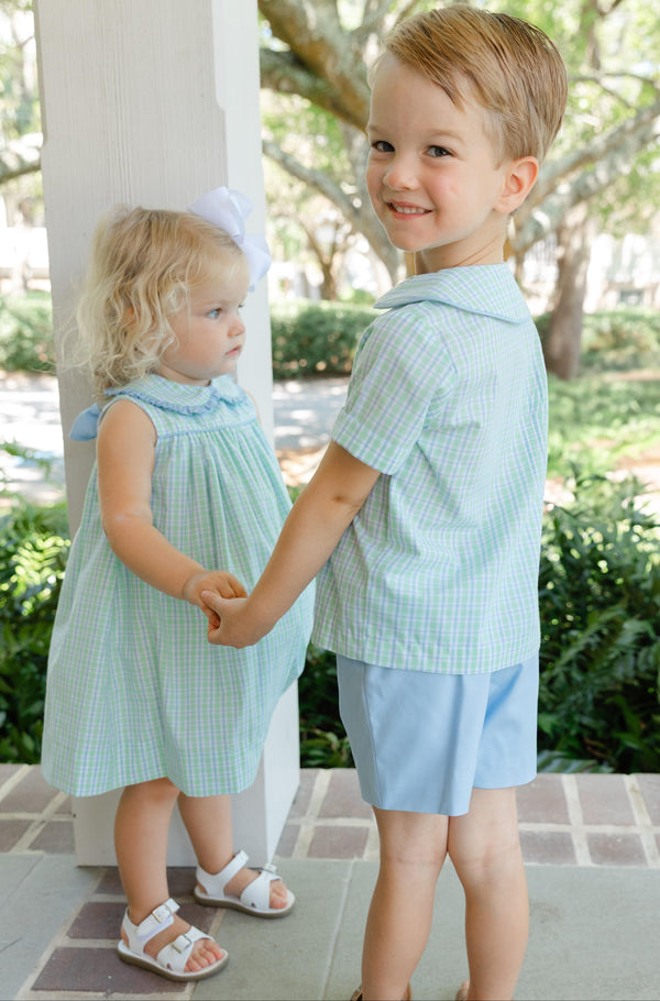 Bridgewater Plaid Dressy Short Set