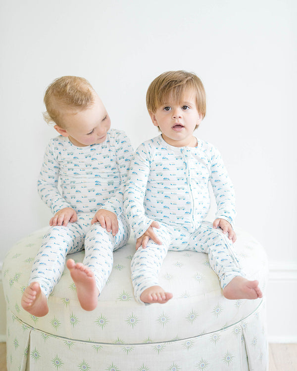Construction Zone Sleep Romper
