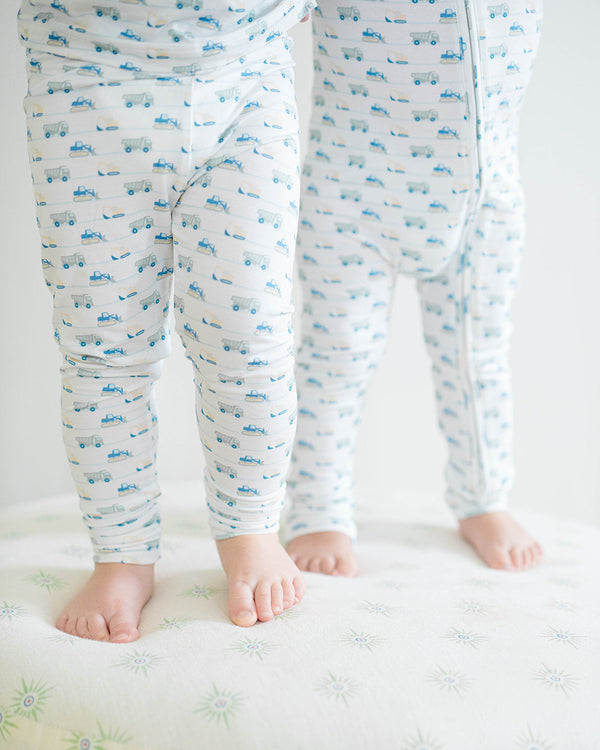 Construction Zone Sleep Romper