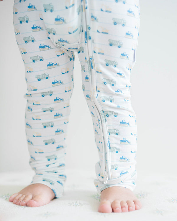Construction Zone Sleep Romper