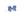 Grosgrain Bow On Clip- Bluebird