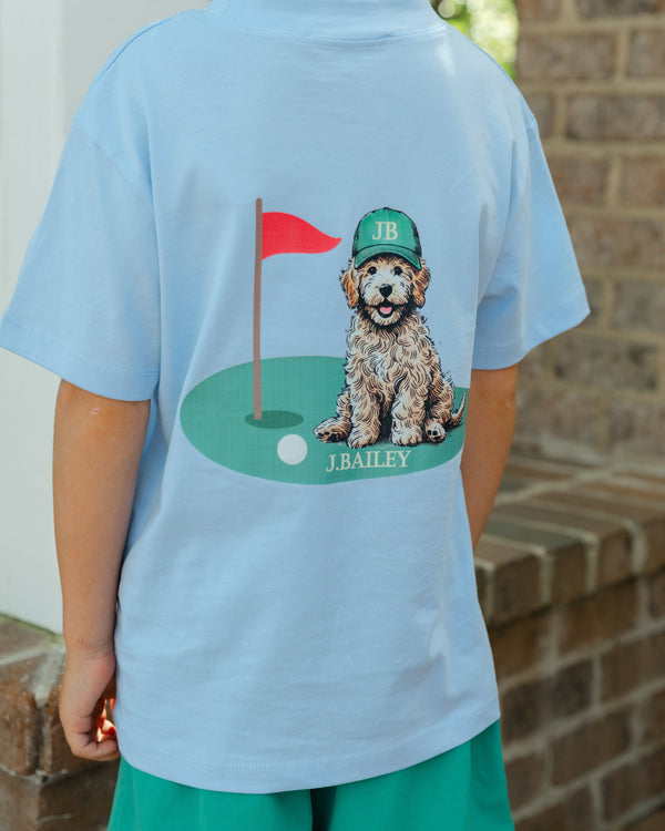 Logo Tee- Augusta Dog on Bayberry