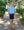 Logo Tee- Retriver on Heathered Blue