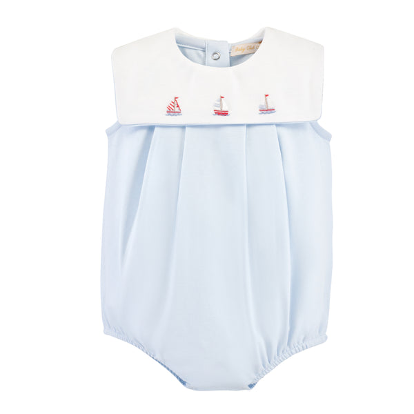 Tiny Sails Bib Bubble- Light Blue
