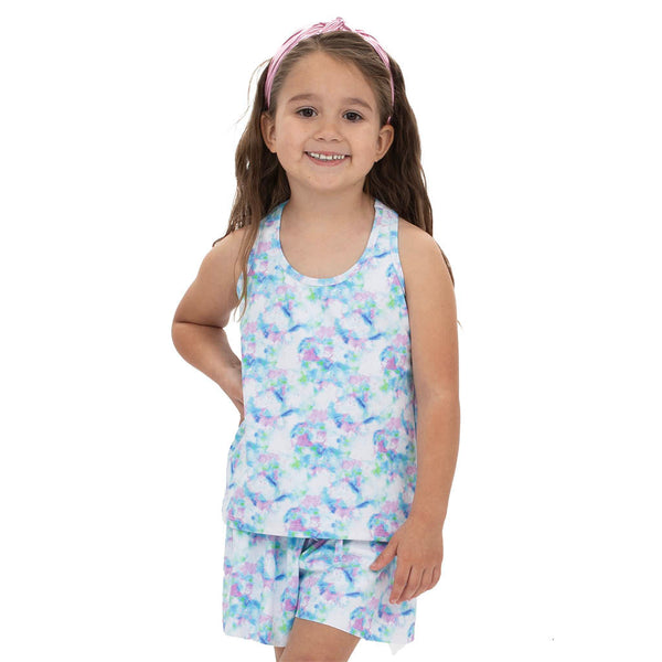 Bright Clouds Butterfly Short
