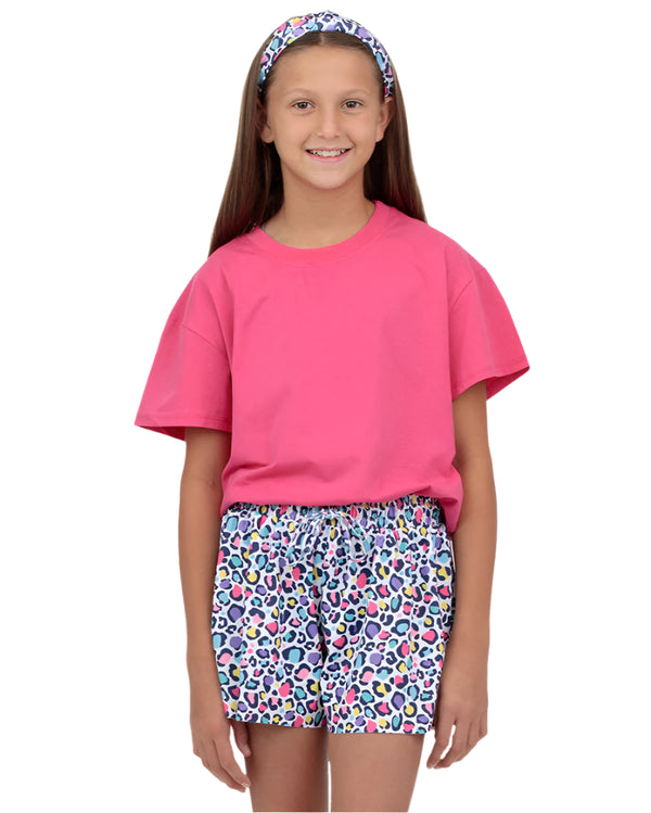 Bright Leopard Butterfly Short
