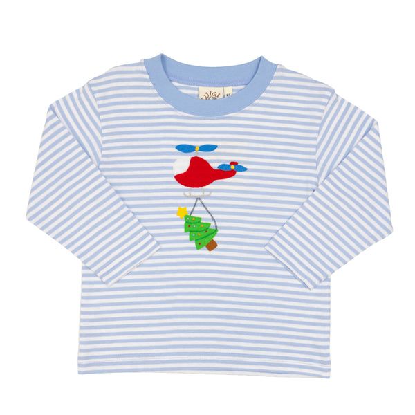 Holiday Helicopter Delivery LS Shirt
