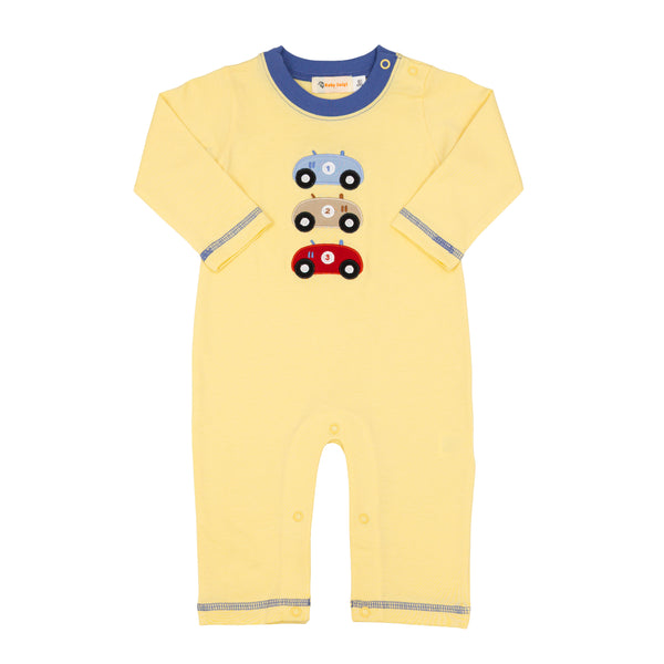 Box Car Trio LS Romper