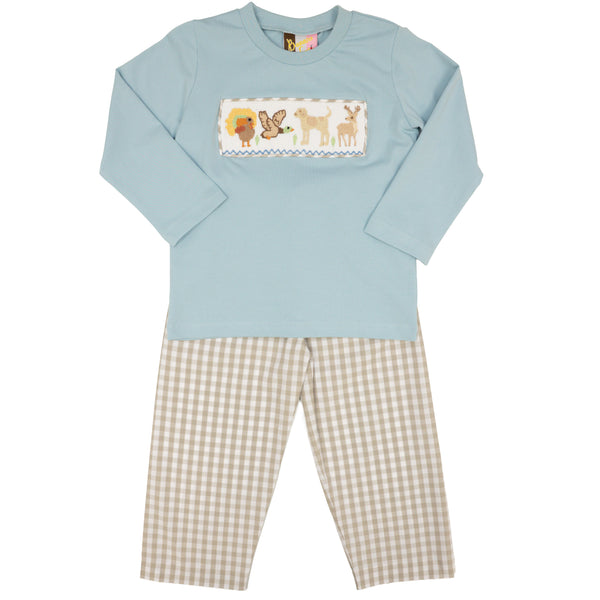 Boys Life Smocked Pant Set