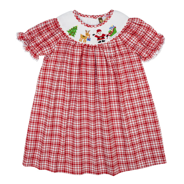 Christmas Eve Smocked Dress
