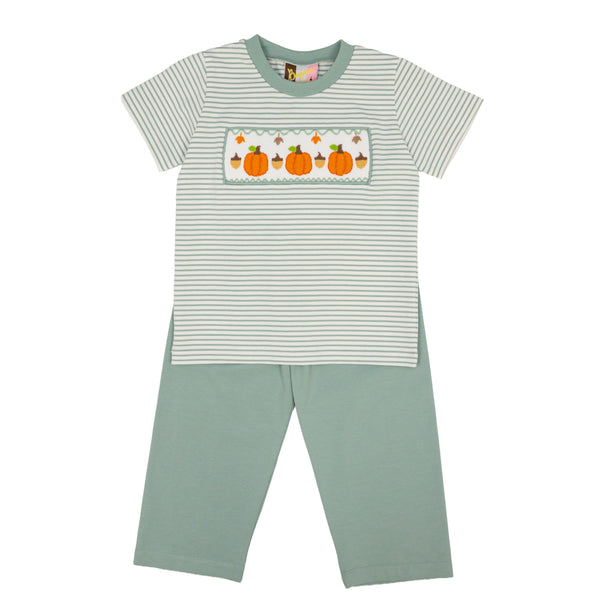 Pumpkin Patch Smocked Pant Set