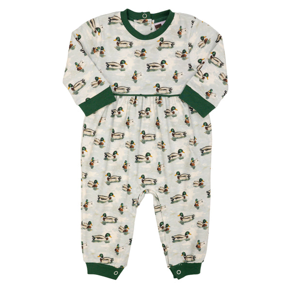 Jackson Romper- Mallard Duck