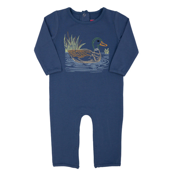 Mallard Duck Embroidery Romper