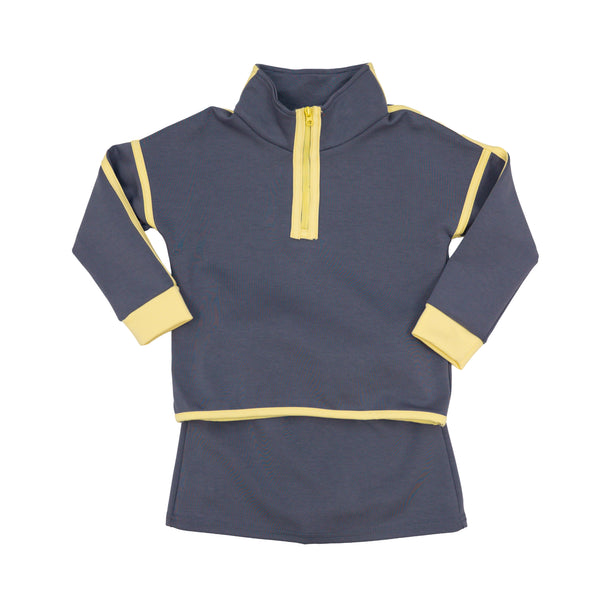 Celina 1/4 Zip Skort Set- Indigo
