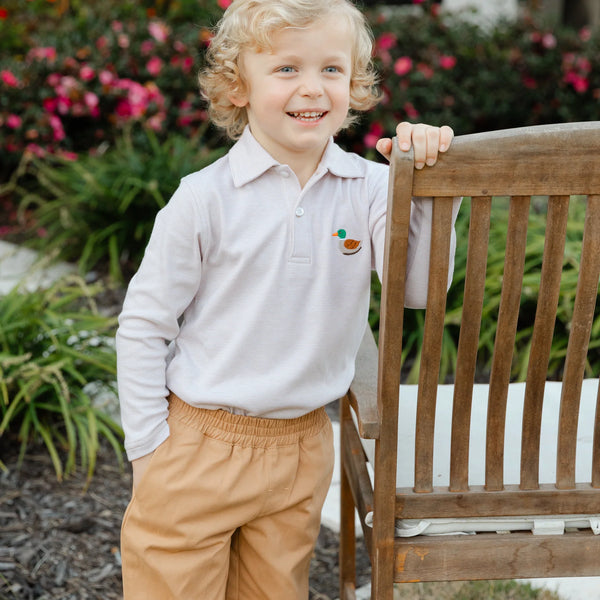 Charlie Pull on Pant- Cinnamon Twill