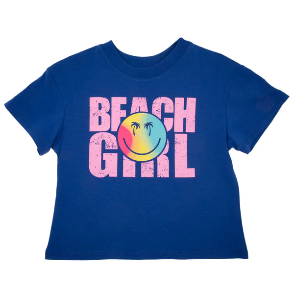 Beach Girl Boxy T- Royal