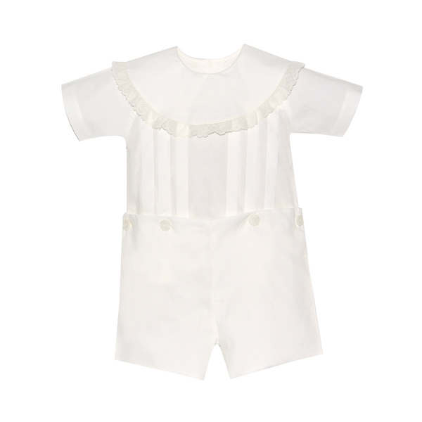Bennett Button On- Blessings White