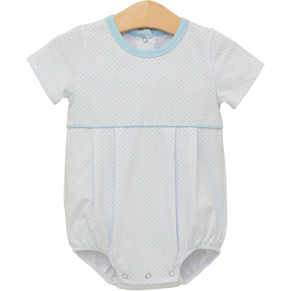 Bentley Bubble- Light Blue Bitty Dot