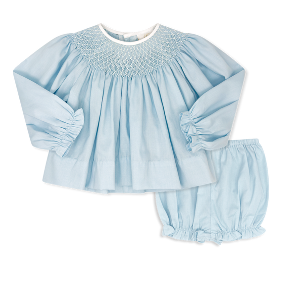 Betsy Bloomer Set- Birmingham Blue Pique