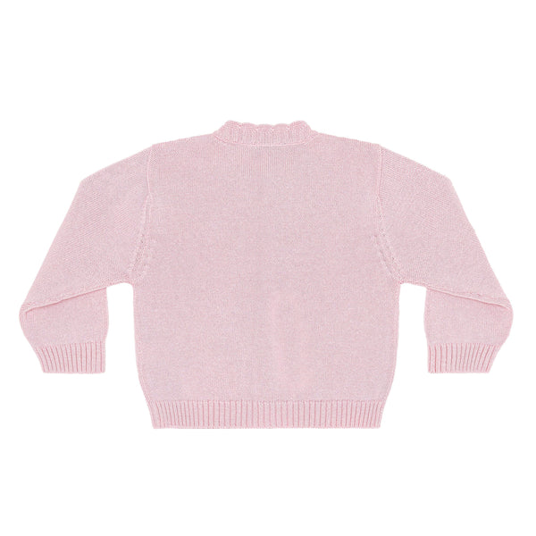 Charming Bow Embroidered Cardigan