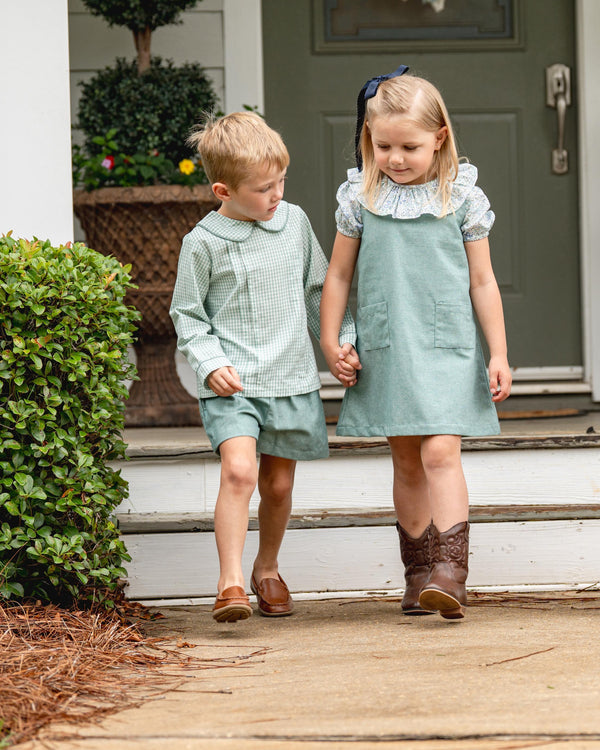 Hazel Teal Briar Floral Dress