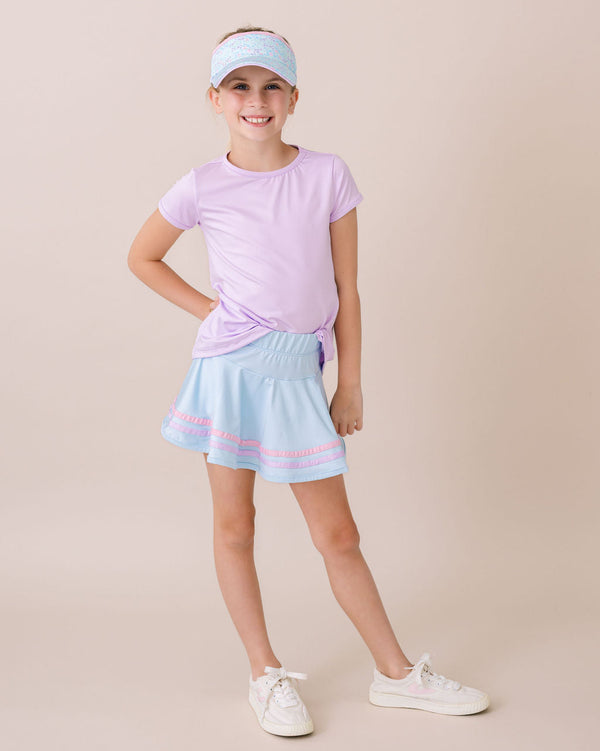 Callie Skort- Cotton Candy Blue, Cotton Candy Pink, Petal Purple