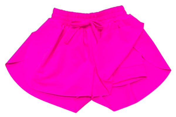 Bright Pink Butterfly Shorts