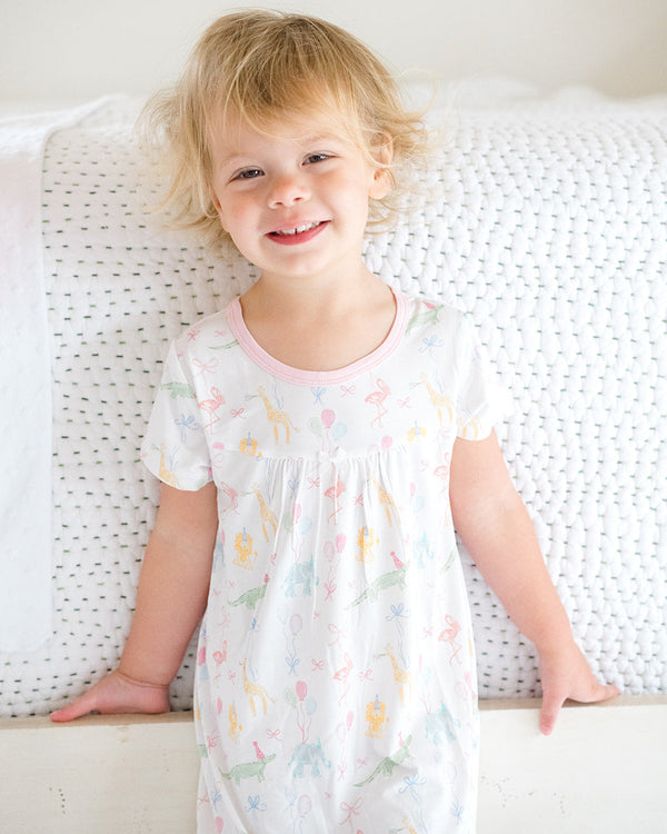 Birthday Zoo Animals Bamboo Dress