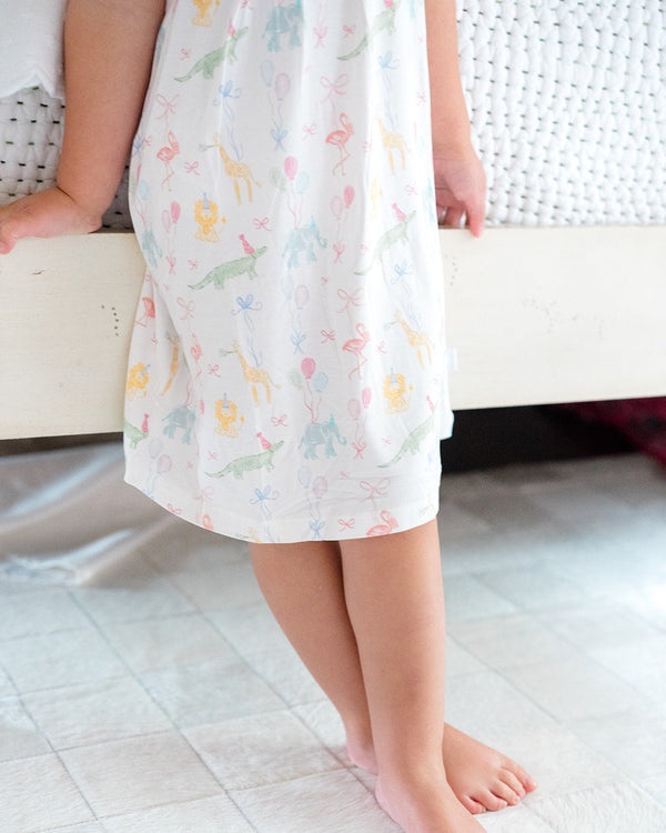 Birthday Zoo Animals Bamboo Dress