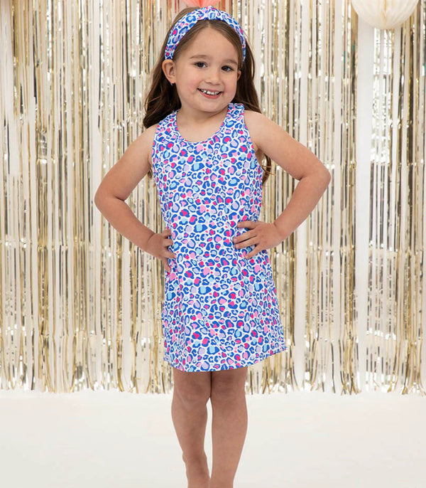 Leopard Chic Izzy Tennis Dress- W/ Shorts