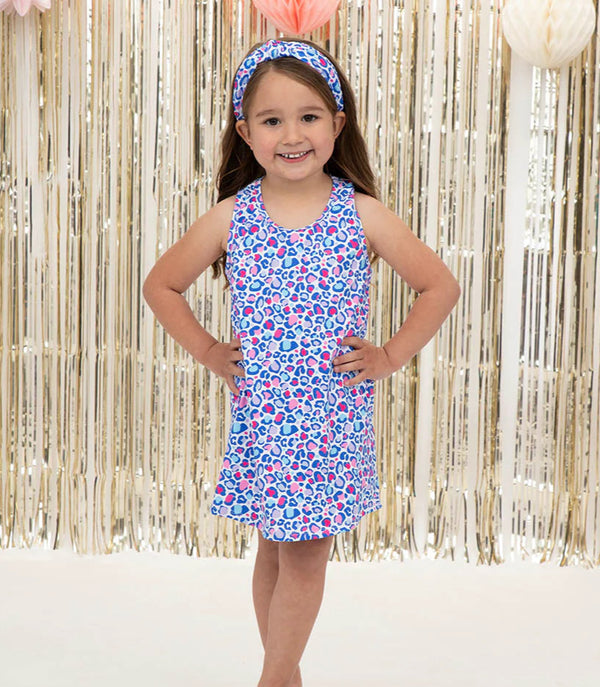 Leopard Chic Izzy Tennis Dress- W/ Shorts