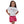 Mini Pleated Skort- Solid Hot Pink