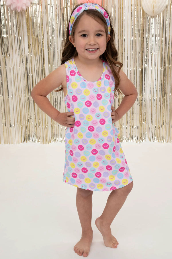 Good Day Smiley Izzy Tennis Dress- W/ Shorts