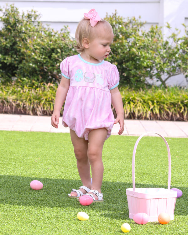 Bunnies & Baskets Bubble- Pink