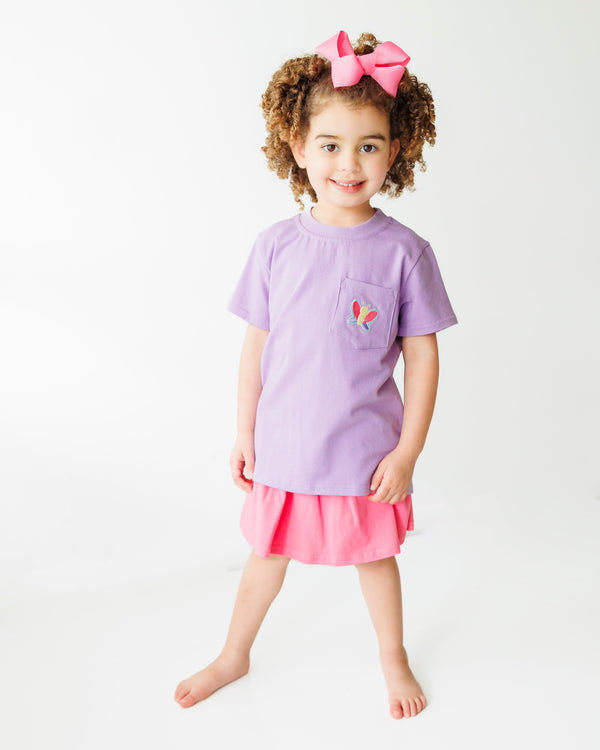 Pocket Tee- Butterfly