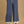 Scalloped Hem Pants- Denim