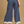 Scalloped Hem Pants- Denim